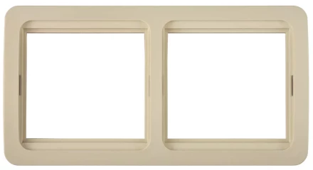 Панель СВЕТОЗАР &quot;ГАММА&quot; двойная горизонтальная, цвет бежевый SV-54146-B купить в Урае