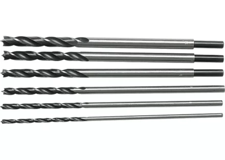 Набор сверл по дереву 6-8-10-12-13-14 мм L 300 мм 6 шт цилиндрический хвостовик SPARTA 702305 купить в Урае