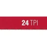 Полотно ЗУБР "МАСТЕР" по металлу 24 TPI  (шаг 1.0мм), Универсальное, 50шт 15853-24-50 купить в Урае