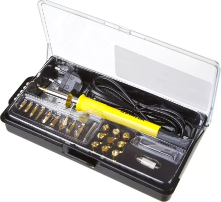 Прибор для выжигания STAYER &quot;PROFESSIONAL&quot;, 3в1, с набором насадок 20шт 45227 купить в Урае