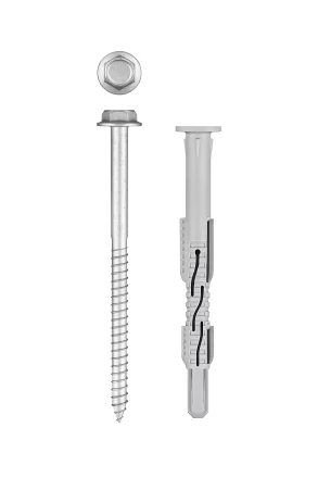 ЗУБР ФД-Ц 10 x 120 мм, фасадный дюбель, нейлон/цинк, 50 шт (301455-120) купить в Урае