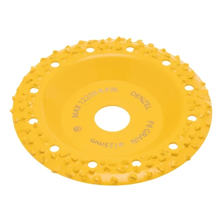 Чашка твёрдосплавная зачистная,125 мм, Наклонная, крупное зерно #8// Denzel 72976 купить в Урае