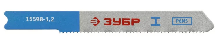 Полотна ЗУБР "ЭКСПЕРТ", U118A,  для эл/лобзика, HSS, по металлу, US-хвост., шаг 1,2мм, 50мм, 3шт 15598-1.2 купить в Урае