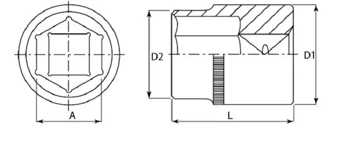 Головка торцевая 3/8"DR 18 мм S04H3118 Jonnesway 48019 купить в Урае