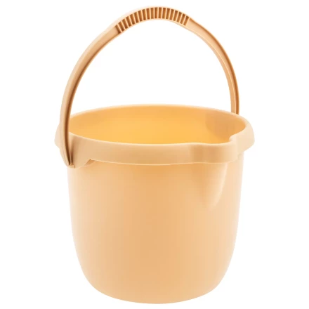 Ведро пластмассовое круглое Palisad 12 л, бежевое, Home 929495 купить в Урае