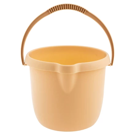 Ведро пластмассовое круглое Palisad 12 л, бежевое, Home 929495 купить в Урае