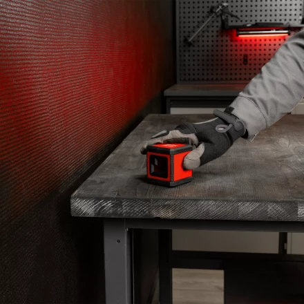 Лазерный уровень MTX XQB RED Basic SET, 10 м, красный луч, батарейки, резьба 1/4&quot; 35018 купить в Урае