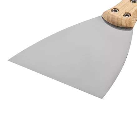 Шпательная лопатка из нержавеющей стали, 100 мм, буковая рукоятка, EFP Matrix 85617 купить в Урае