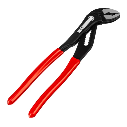 Клещи переставные 250 мм Matrix, кнопочный механизм, хром-ванадий, обливные рукоятки 17926 купить в Урае