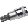 Торцовая бита-головка KRAFTOOL "INDUSTRIE QUALITAT", материал S2, TORX, сатинированная, 1/2", Т55 27905-55_z01 купить в Урае