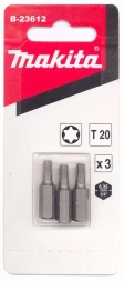 Биты Makita Тоrх Т20 25мм 3шт (B-23612)
