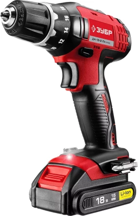 Дрель-шуруповерт 2 АКБ ДА-18-2-Ли КНМ2 серия МАСТЕР купить в Урае