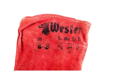 Пятипалые перчатки сварщика WESTER WG01 купить в Урае