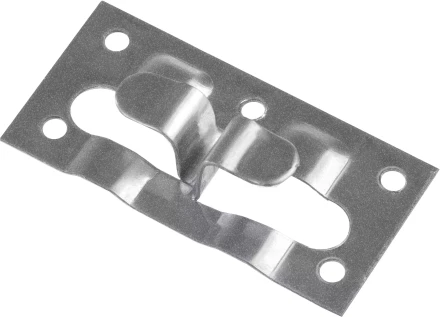 ЗУБР Кляймер-КГ, 10 x 34 x 70 мм, цинк, 50 шт, угловой крепеж для керамогранита (30857) купить в Урае