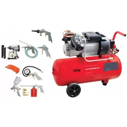 Компрессор масляный поршневой прямой привод Fubag VDC/50 AUTO MASTER KIT+10 купить в Урае