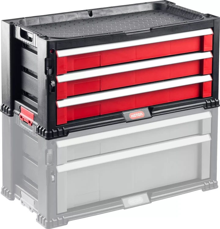 Ящик с 3 выдвижными полками "DRAWER-3", 22" KETER 38381-3 купить в Урае