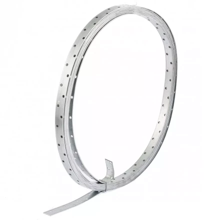 Лента перфорированная монтажная 2 мм LM 2см х 10м отверстие 4,5–5 мм цинк Россия Сибртех 46579 купить в Урае