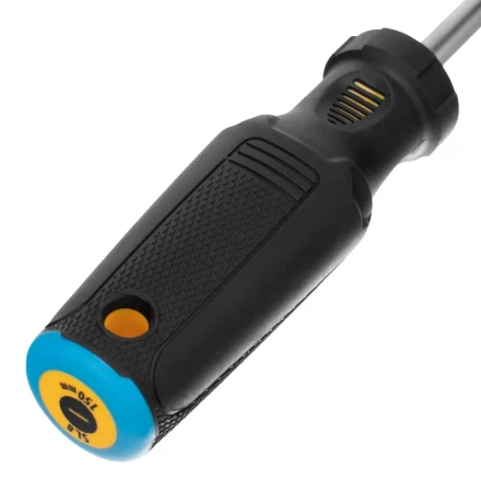 Отвертка SL8x150 мм, CrV, трехкомпонентная рукоятка Denzel 12200 купить в Урае