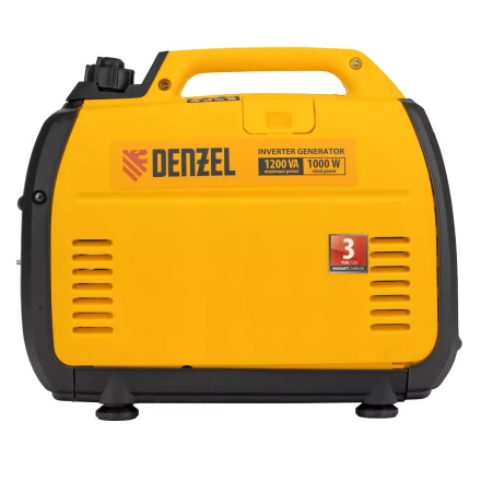 Генератор инверторный Denzel GT-1200iS, 1.2 кВт, 230 В, бак 2.4 л, закрытый корпус, ручной старт купить в Урае