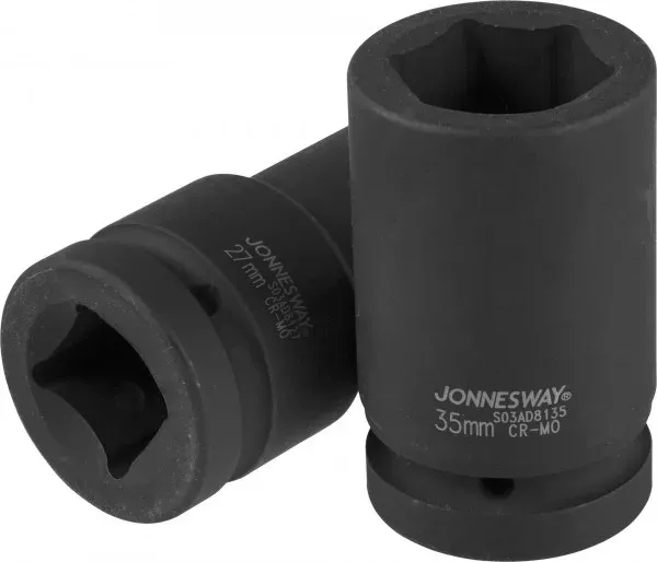 Головка ударная шестигранная 1" М75 глубокая S03АD8175  Jonnesway 48983 купить в Урае