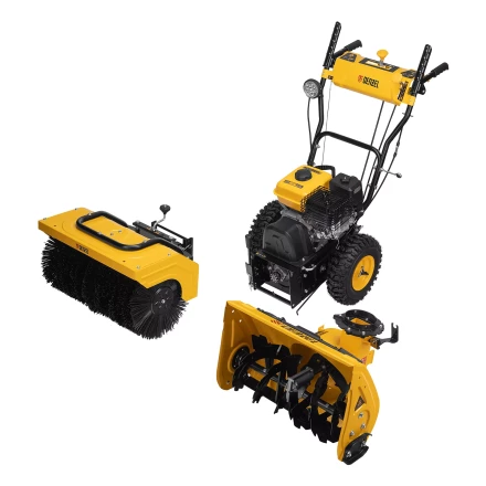 Гибридная снегоуборочная машина с функц. подметания Denzel SWB-600, 212 сс, руч. старт, 2 насадки купить в Урае