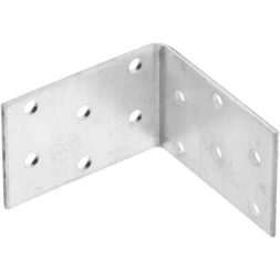 Крепежный угол ЗУБР "МАСТЕР" равносторонний, 40х60х60мм, 20шт 310205-040-060