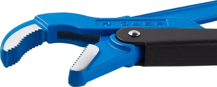 Ключ трубный рычажный ЗУБР &quot;ПРОФЕССИОНАЛ&quot;, изогнутые губки, цельнокованый, Сr-V, № 3,  2&quot; 27337-3_z01 купить в Урае