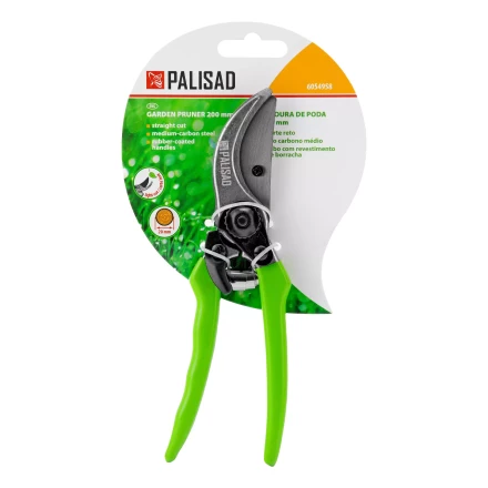 Секатор прямого реза Palisad, 200 мм, металлические обрезиненные рукоятки, 6054958 купить в Урае
