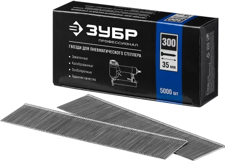 Гвозди тип 300, 35 мм, особотвердые, ЗУБР &quot;ПРОФЕССИОНАЛ&quot; 31830-35, 5000 шт 31830-35 купить в Урае
