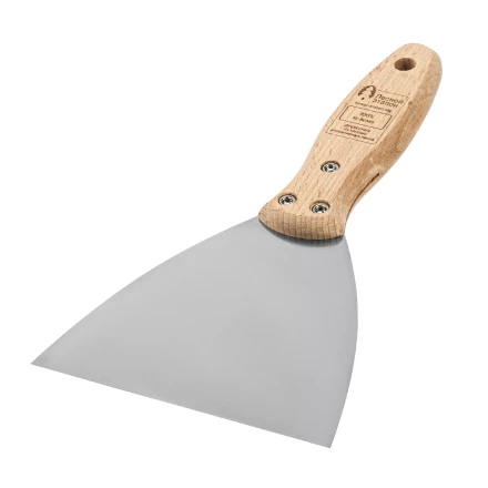 Шпательная лопатка из нержавеющей стали Matrix, 120 мм, буковая рукоятка, EFP 85618 купить в Урае