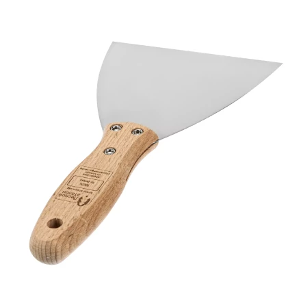 Шпательная лопатка из нержавеющей стали Matrix, 120 мм, буковая рукоятка, EFP 85618 купить в Урае