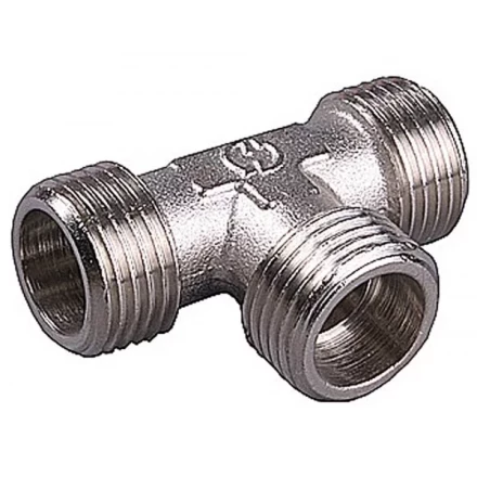 Тройник GENERAL FITTINGS никелированная латунь, ш/ш/ш, 1/2&quot; 51051-1/2 купить в Урае