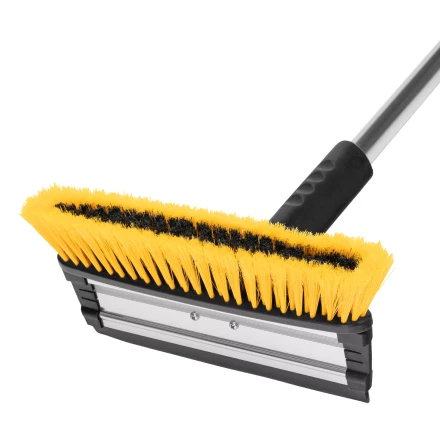 Щетка-сметка для снега со скребком Denzel, телескоп, поворотная голова, водосгон, 900-1200 мм 55308 купить в Урае
