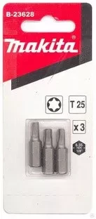 Биты Makita Тоrх Т25 25мм 3шт (B-23628) купить в Урае