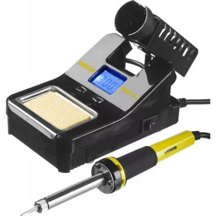 Паяльная станция STAYER &quot;PROFI&quot; цифровая с ЖК дисплеем, диапазон 160-520°C, шаг 10°C, 48Вт 55370 купить в Урае