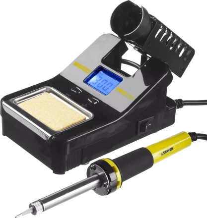 Паяльная станция STAYER &quot;PROFI&quot; цифровая с ЖК дисплеем, диапазон 160-520°C, шаг 10°C, 48Вт 55370 купить в Урае
