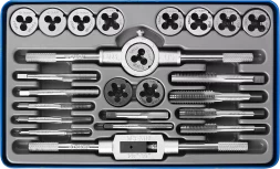 Наборы метчиков и плашек сталь Р6М5 серия ПРОФЕССИОНАЛ