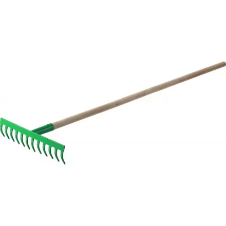 Грабли РОСТОК садовые с черенком, 12 прямых зубцов 421901-12 купить в Урае
