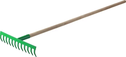 Грабли РОСТОК садовые с черенком, 12 прямых зубцов 421901-12 купить в Урае