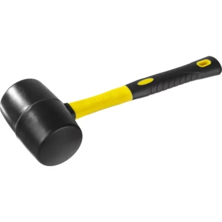 Киянка STAYER &quot;PROFESSIONAL&quot; резиновая ЧЕРНАЯ, с фиберглассовой ручкой, 900г 2054-90 купить в Урае