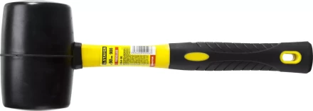 Киянка STAYER &quot;PROFESSIONAL&quot; резиновая ЧЕРНАЯ, с фиберглассовой ручкой, 900г 2054-90 купить в Урае