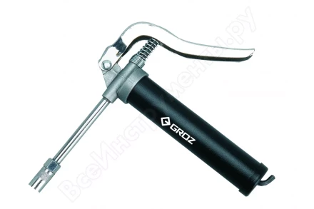 Шприц плунжерный пневматический G15B 207атм 85г трубка 100мм GROZ купить в Урае