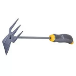 Мотыжка комбинир профиль &quot;трапеция&quot; и 3-зубая эргономичная двухкомп. рукоятка  PALISAD LUXE 62379 купить в Урае