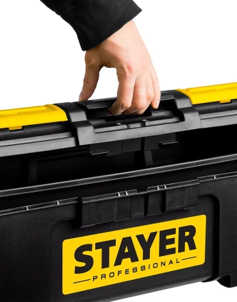 Ящик для инструмента &quot;TOOLBOX-19&quot; пластиковый, STAYER Professional 38167-19 купить в Урае
