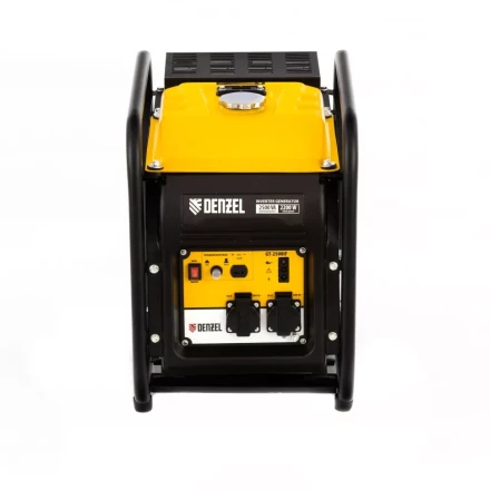 Генератор инверторный GT-2500iF, 2.5 кВт, 230 В, бак 5 л, открытый корпус, ручной старт Denzel 94704 купить в Урае