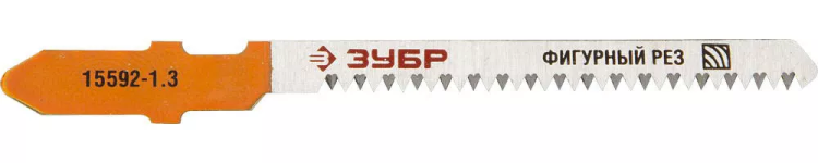 Полотна ЗУБР "ЭКСПЕРТ", T101AO, для эл/лобзика, Cr-V, по дереву, фигурный рез, EU-хвост., шаг 1,3мм, 50мм, 2шт 15592-1.3_z01 купить в Урае