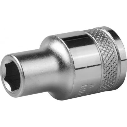 Торцовая головка KRAFTOOL &quot;INDUSTRIE QUALITAT&quot;, Cr-V, FLANK, хромосатинированная, 1/2&quot;, 8 мм 27805-08_z01 купить в Урае