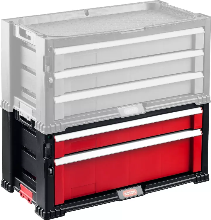 Ящик с 2 выдвижными полками "DRAWER-2", 22" KETER 38382-2 купить в Урае