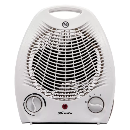 Тепловентилятор электрический, спиральный MTX FHS-2000, 3 режима, вентилятор, нагрев 1000/2000 Вт, 96413 купить в Урае