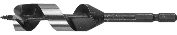 ЗУБР. Сверло по дереву, спираль Левиса, шестигранный хвостовик 1/4", 16х120мм 29483-120-16 купить в Урае